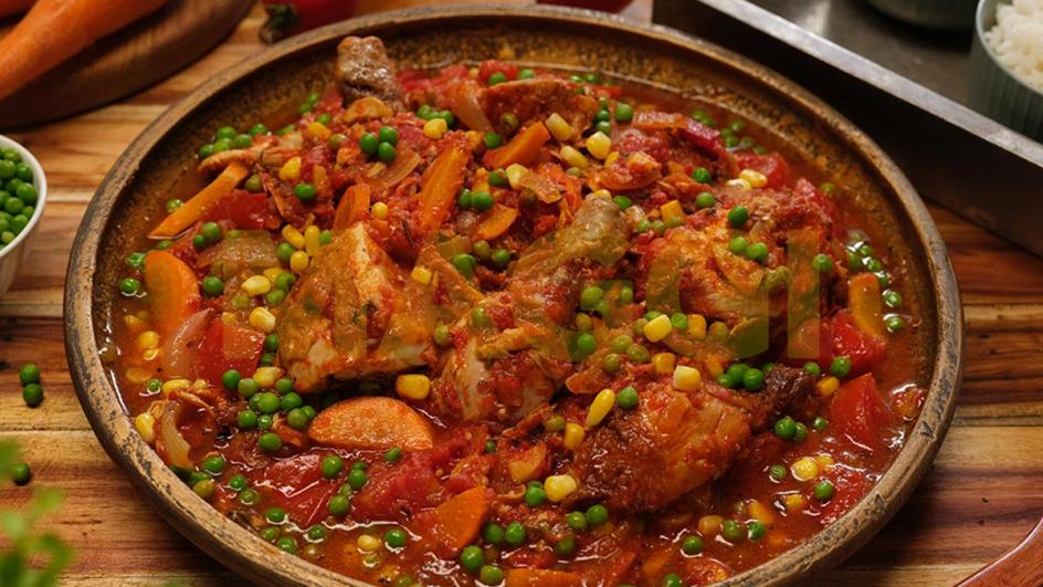 Ragout de tomate aux légumes épicés
