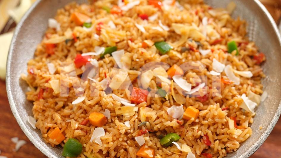Riz croustillant à la noix de coco