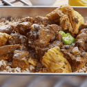 RIZ GRAS À LA VIANDE ET AU SOUMARA