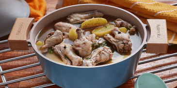 BOUILLON DE POULE AUX POMMES DE TERRE